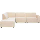 Elio Sectional w/Ottoman, Athens Cream