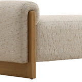 Eliott Bench, Cream-Furniture - Benches-High Fashion Home