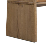 Eros Leather Bench, Conroe Drift by Four Hands-Furniture - Chair-High Fashion Home