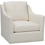 Ettica Swivel Chair, Nomad Snow-Furniture - Chair-High Fashion Home