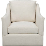 Ettica Swivel Chair, Nomad Snow-Furniture - Chair-High Fashion Home