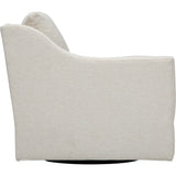 Ettica Swivel Chair, Nomad Snow-Furniture - Chair-High Fashion Home