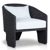 Fae Outdoor Chair, Vintage Coal by Four Hands