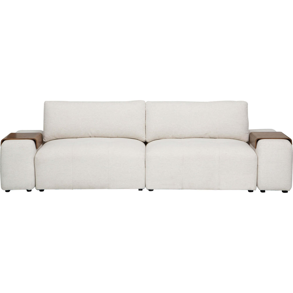 Farley Modular Loveseat, Nomad Snow-Furniture - Sofas-High Fashion Home