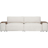 Farley Modular Loveseat, Nomad Snow-Furniture - Sofas-High Fashion Home