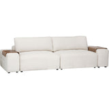 Farley Modular Loveseat, Nomad Snow-Furniture - Sofas-High Fashion Home