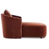 Farrah Chaise Lounge, Surrey Auburn by Four Hands-Furniture - Chairs-High Fashion Home