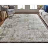 Feizy Rug Cardiz 39FXF, Green / Gray-Rugs1-High Fashion Home