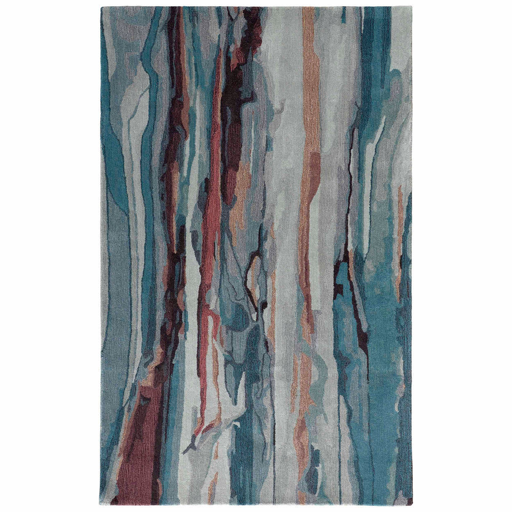 Feizy Rug Amira 8634F, Teal/Multi-Rugs1-High Fashion Home