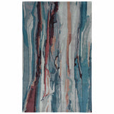 Feizy Rug Amira 8634F, Teal/Multi-Rugs1-High Fashion Home
