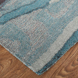 Feizy Rug Amira 8634F, Teal/Multi-Rugs1-High Fashion Home
