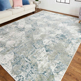 Feizy Rug Atwell 3868F, Green/Multi-Rugs1-High Fashion Home