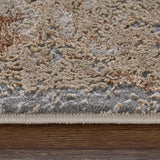 Feizy Rug Aura 3567F, Beige/Gold-Rugs1-High Fashion Home