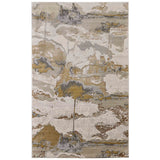 Feizy Rug Aura 3737F, Gold/Gray-Rugs1-High Fashion Home