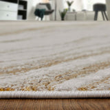 Feizy Rug Aura 39LLF, Ivory/Gold-Rugs1-High Fashion Home