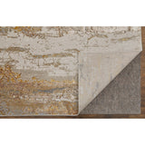 Feizy Rug Aura 39LMF, Gold/Ivory-Rugs1-High Fashion Home
