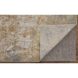 Feizy Rug Aura 39LNF, Gold/Gray-Rugs1-High Fashion Home