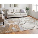 Feizy Rug Clio 39K5F, Tan/Multi-Rugs1-High Fashion Home