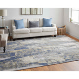 Feizy Rug Clio 39K6F, Blue/Gray-Rugs1-High Fashion Home