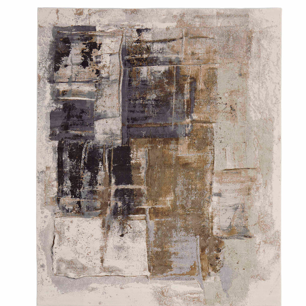Feizy Rug Clio 39LUF, Gray/Multi-Rugs1-High Fashion Home