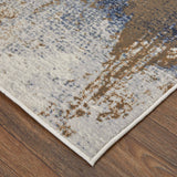 Feizy Rug Clio 39LXF, Ivory/Blue-Rugs1-High Fashion Home