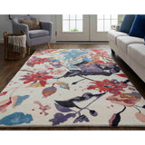 Feizy Rug Dafney 8863F, Red/Multi-Rugs1-High Fashion Home