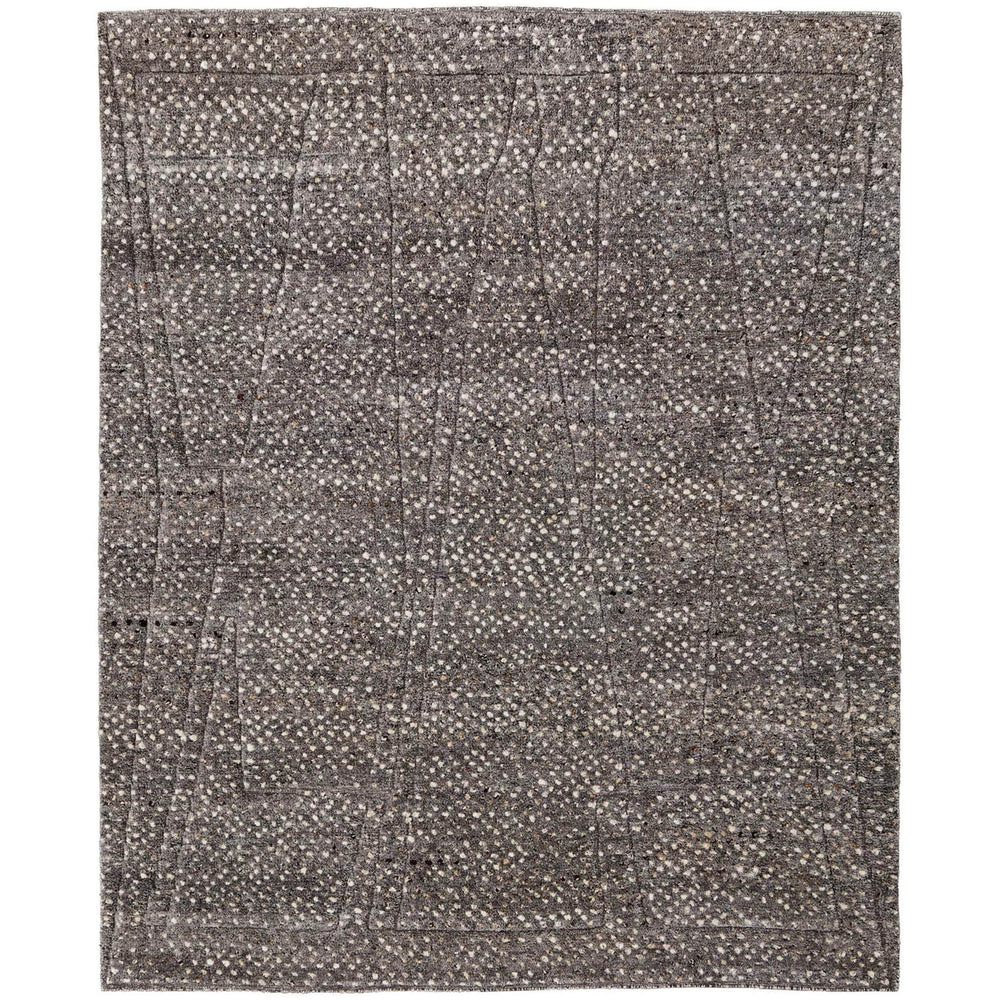 Feizy Rug Dering T6042, Charcoal-Rugs1-High Fashion Home