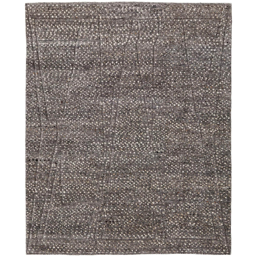 Feizy Rug Dering T6042, Charcoal – High Fashion Home