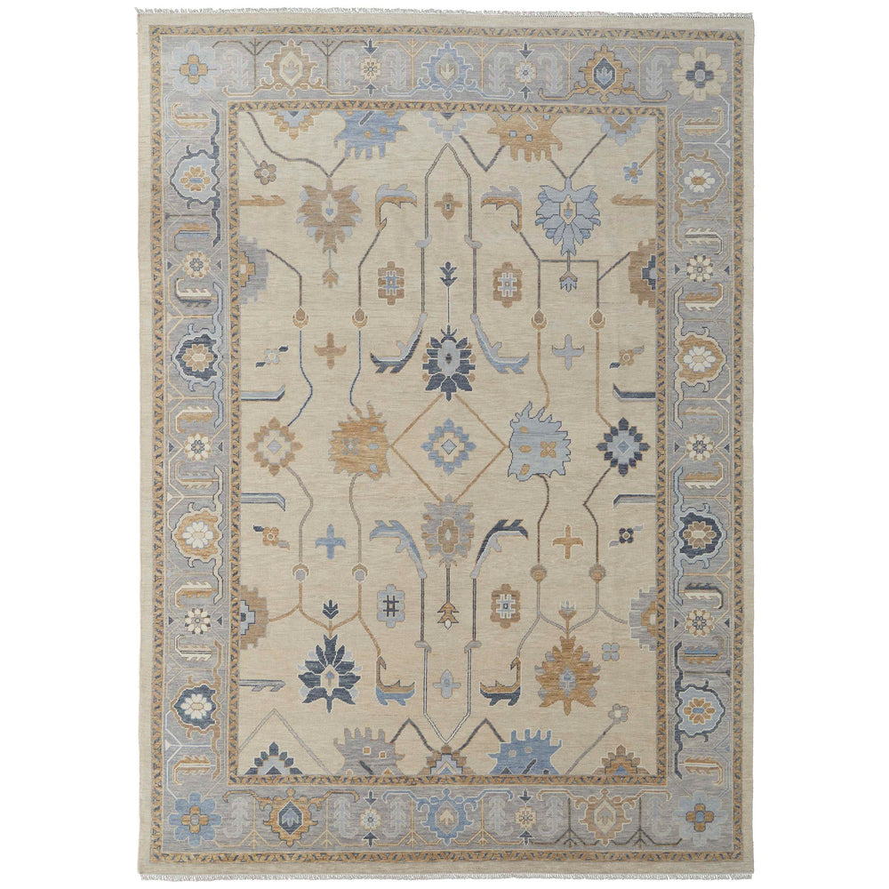 Feizy Rug Karina 69G6F, Beige/Blue-Rugs1-High Fashion Home