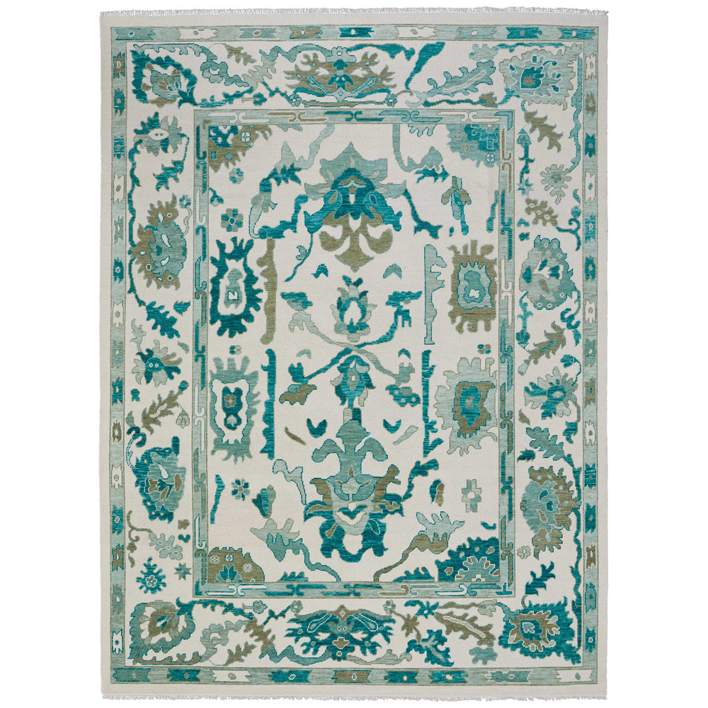 Feizy Rug Karina 69G7F, Ivory/Green-Rugs1-High Fashion Home