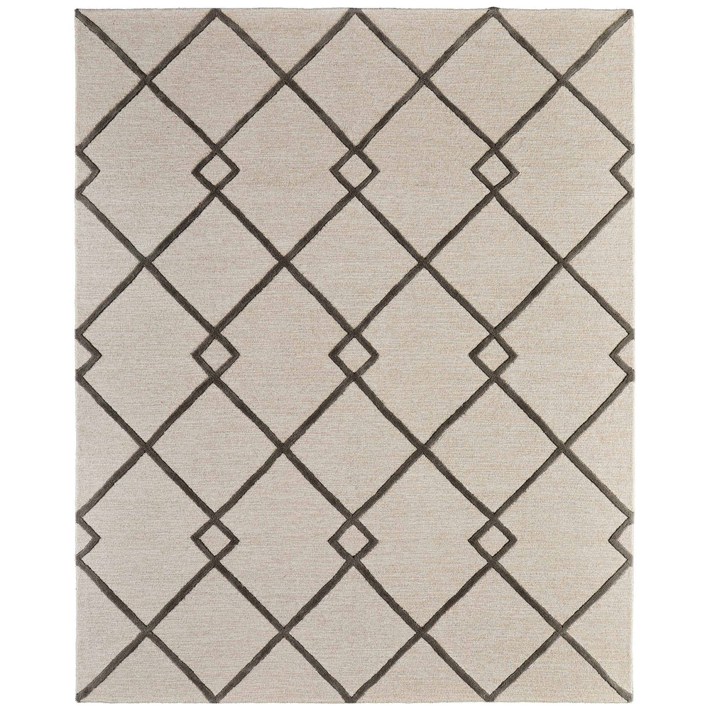 Feizy Rug Kimball 8A36F, Beige/Charcoal-Rugs1-High Fashion Home