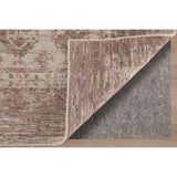 Feizy Rug Loralai 8A66F, Taupe/Plum-Rugs1-High Fashion Home