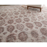 Feizy Rug Loralai 8A66F, Taupe/Plum-Rugs1-High Fashion Home