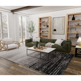Feizy Rug Micah 3337F, Black/Dark Gray-Rugs1-High Fashion Home