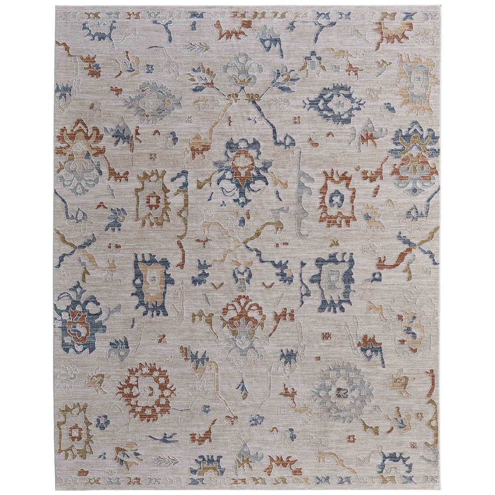 Feizy Rug Pasha 39M8F, Ivory/Multi-Rugs1-High Fashion Home