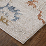 Feizy Rug Pasha 39M8F, Ivory/Multi-Rugs1-High Fashion Home