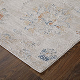 Feizy Rug Pasha 39M9F, Beige/Blue-Rugs1-High Fashion Home