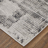 Feizy Rug Sonora 39NYF, Gray/Ivory-Rugs1-High Fashion Home