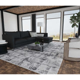 Feizy Rug Sonora 39NYF, Gray/Ivory-Rugs1-High Fashion Home