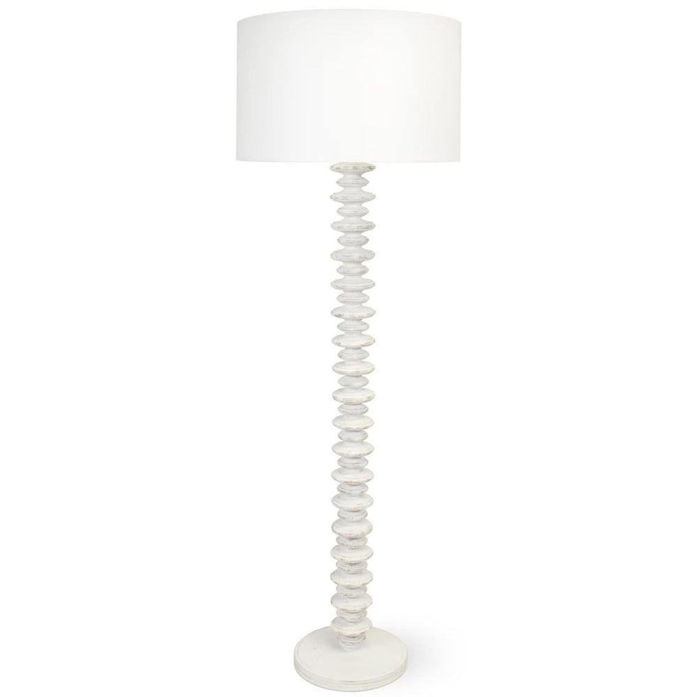 Fishbone Floor Lamp, White