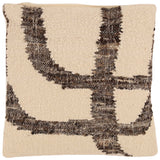 Garin Pillow, Charcolal/Ivory