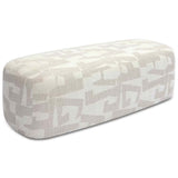 Graceland Bench, Cream Jacquard-Furniture - Benches-High Fashion Home