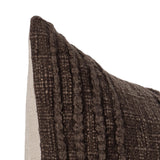 Gratitude Lumbar Pillow, Ganache Brown