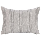 Gratitude Lumbar Pillow, Gray