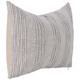 Gratitude Lumbar Pillow, Gray