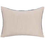 Gratitude Lumbar Pillow, Navy Blue