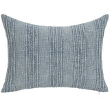 Gratitude Lumbar Pillow, Sea Fog Blue