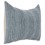 Gratitude Lumbar Pillow, Sea Fog Blue