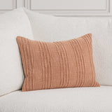 Gratitude Lumbar Pillow, Terracotta