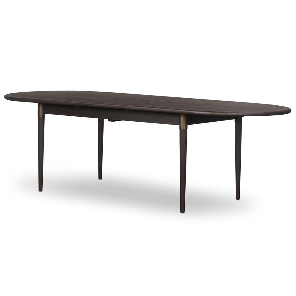 Harper Oval Extension Dining Table, Black Mango by Four Hands-Furniture - Dining-High Fashion Home